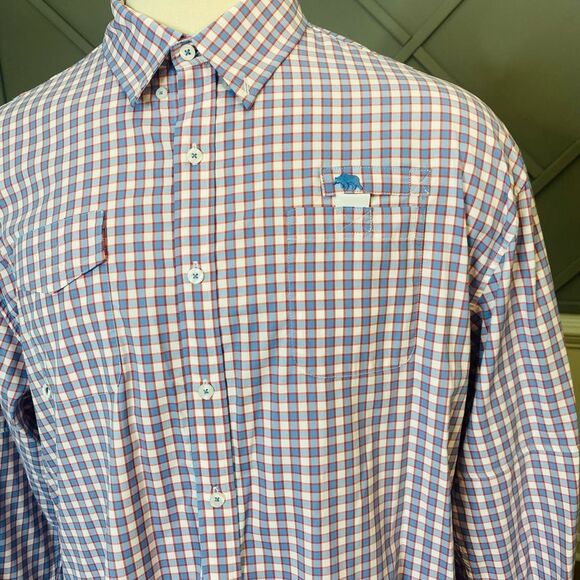 Onward Reserve Checkered Button Down Fishing‎ Shirt Men’s Size XL - Picture 3 of 9